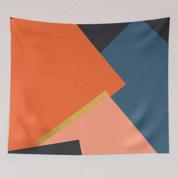 Item preview, Minimalist Orange Red Blue Onyx designed and sold by BEyourself be.