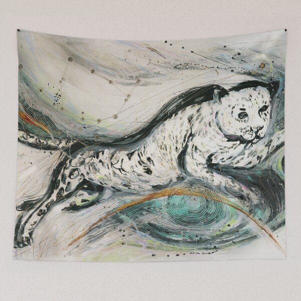 Item preview, Totem series #4. White Jaguar designed and sold by Elena Kotliarker.