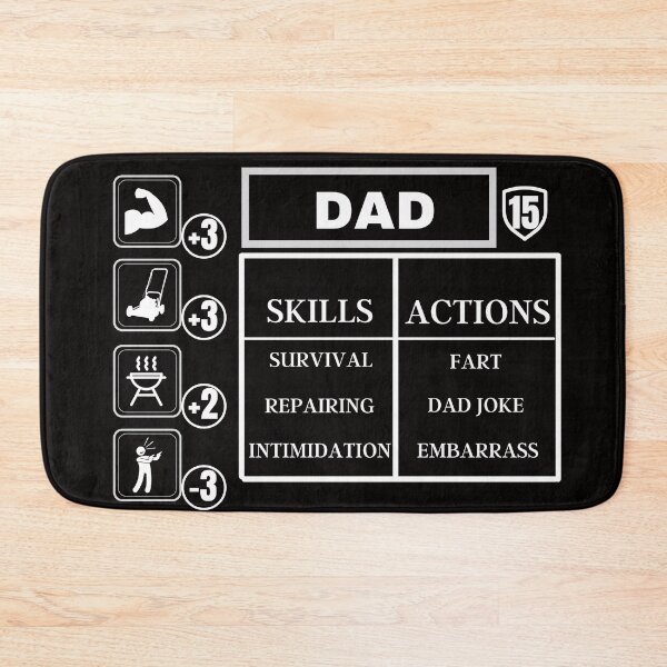 Item preview, Character Sheet of a Dad  designed and sold by rollinitiative.