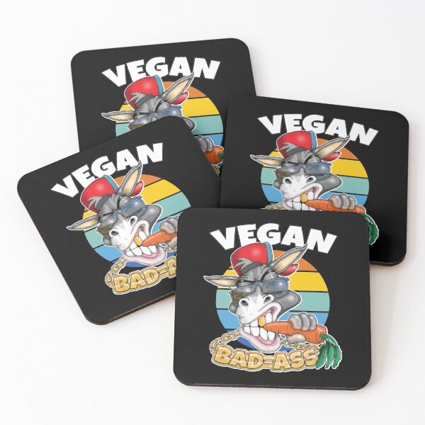 Item preview, Vegan Badass Funny Ethical Vegan Food designed and sold by Status71.