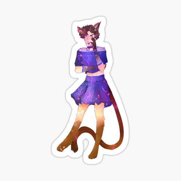 Catboy Jerma Sticker By Tetheressence Redbubble 7175