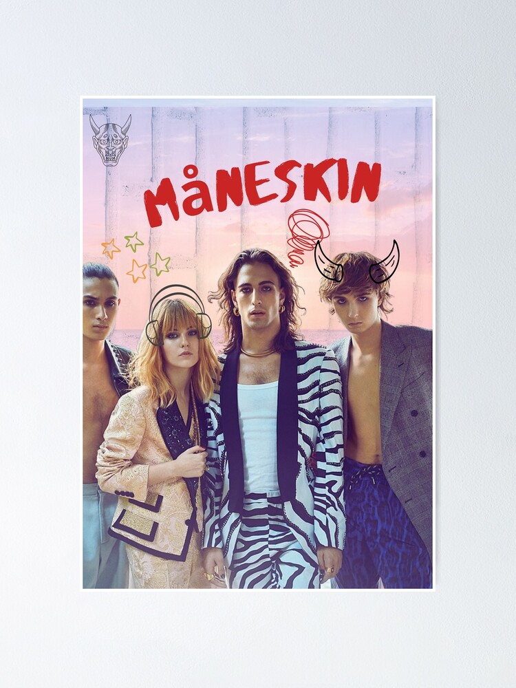 Maneskin Album Cover Design Poster for Sale by Didon On Demand