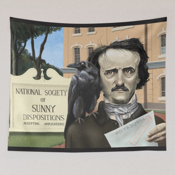 Item preview, Edgar Allen Poe Humorous Art designed and sold by abbottoons.