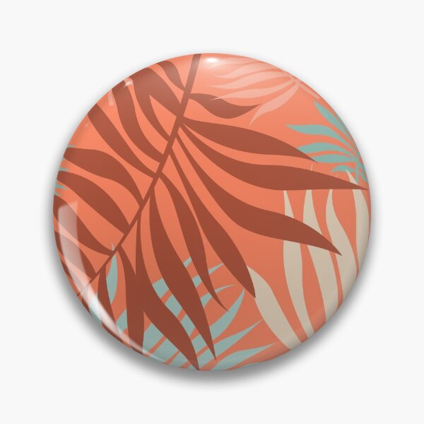 Item preview, Tangerine leaves pattern designed and sold by Creative-DUDE.