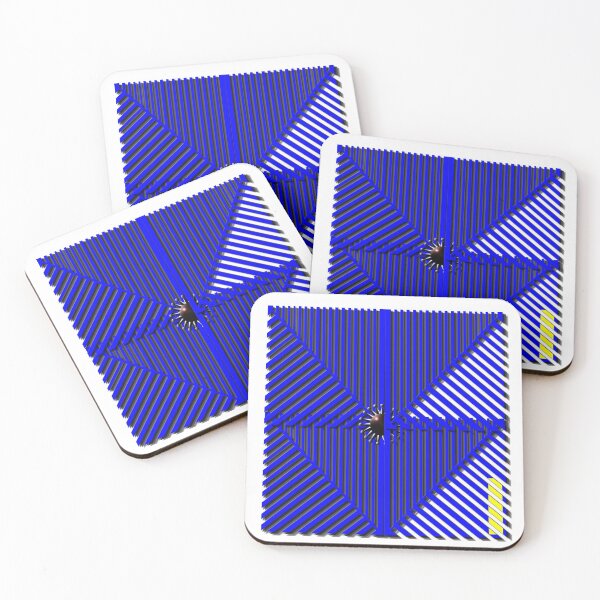 Item preview, Corona, grid, (364) (blue, yellow,) decorative, digital, colorful, abstract, designed and sold by Paszkan.
