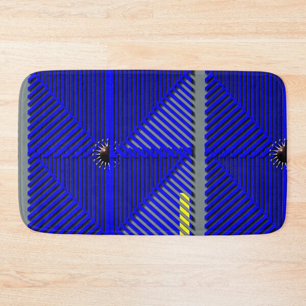 Item preview, Corona, grid, (364) (blue, yellow,) decorative, digital, colorful, abstract, designed and sold by Paszkan.