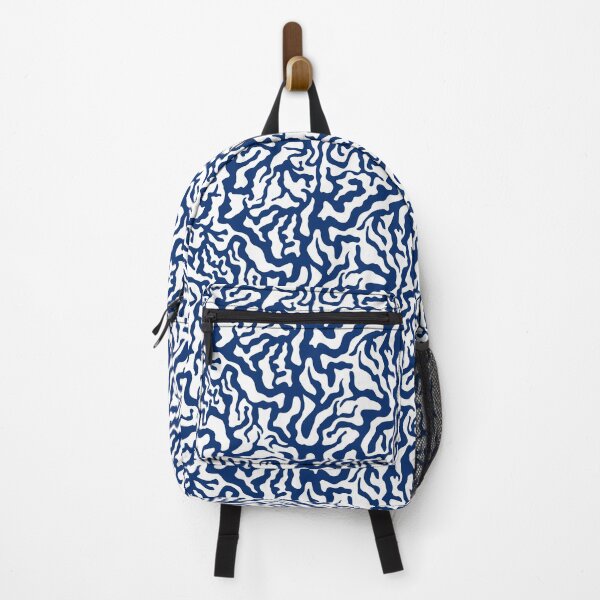 Item preview, River Network Pattern (White and Navy) designed and sold by illucalliart.
