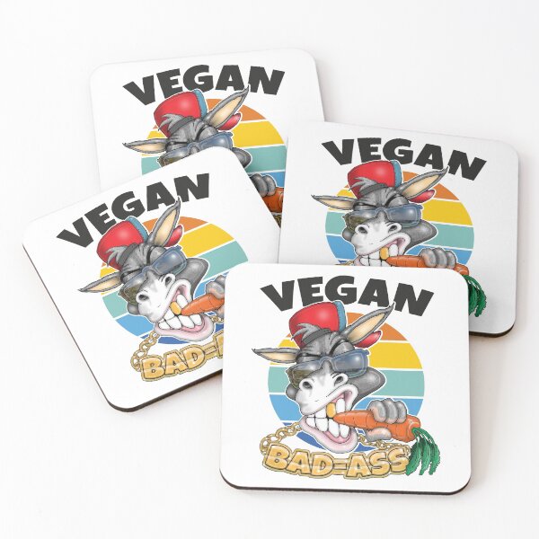 Item preview, Vegan Badass Funny Ethical Vegan Food designed and sold by Status71.