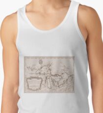 Vintage Map of The Great Lakes (1757) Tank Top