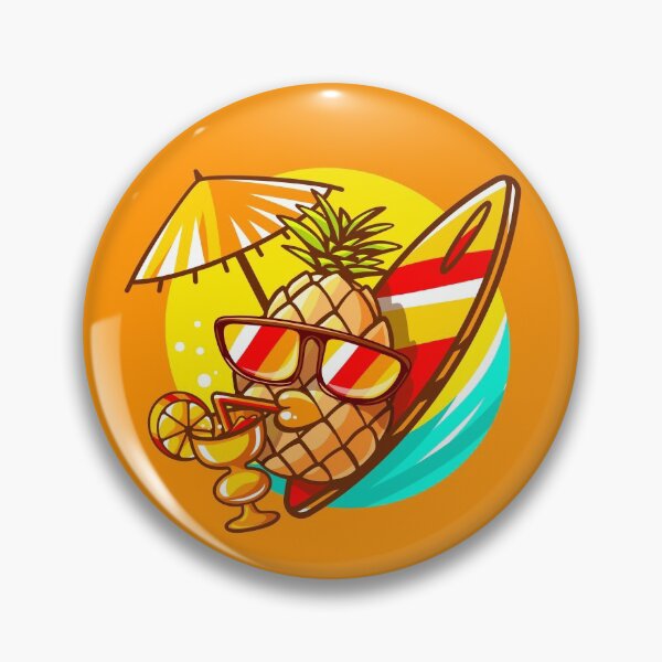 Item preview, Cool Summer Pineapple Chilling designed and sold by PosterpartyCo.