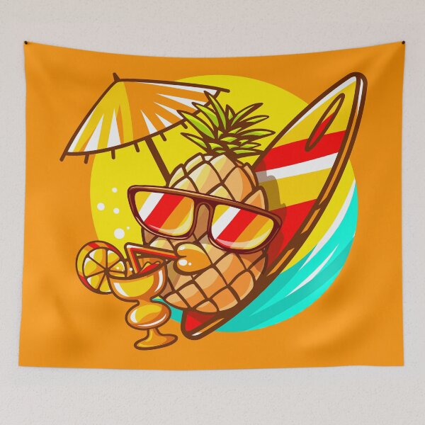 Item preview, Cool Summer Pineapple Chilling designed and sold by PosterpartyCo.