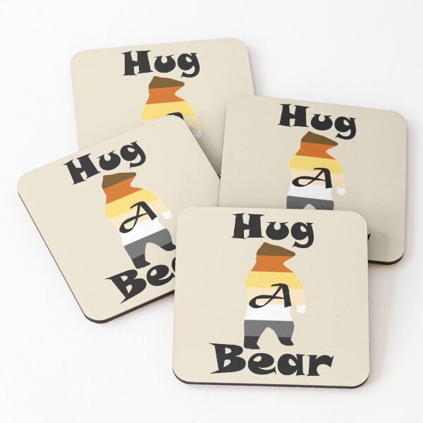 Item preview, LGBTQ design, Hug a Bear #2 designed and sold by Hypnotees.
