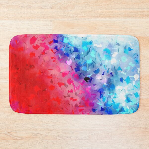 Item preview, Abstract red and blue print. designed and sold by UVI-CA.