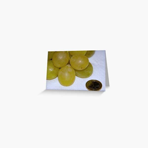 Monster Moscato grapes, Bolzano/Bozen, Italy Greeting Card