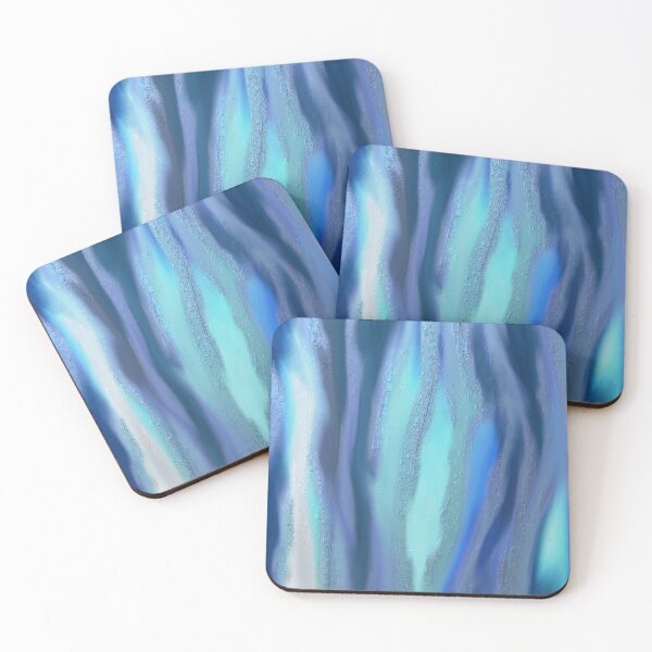 Item preview, Abstract blue texture print. designed and sold by UVI-CA.
