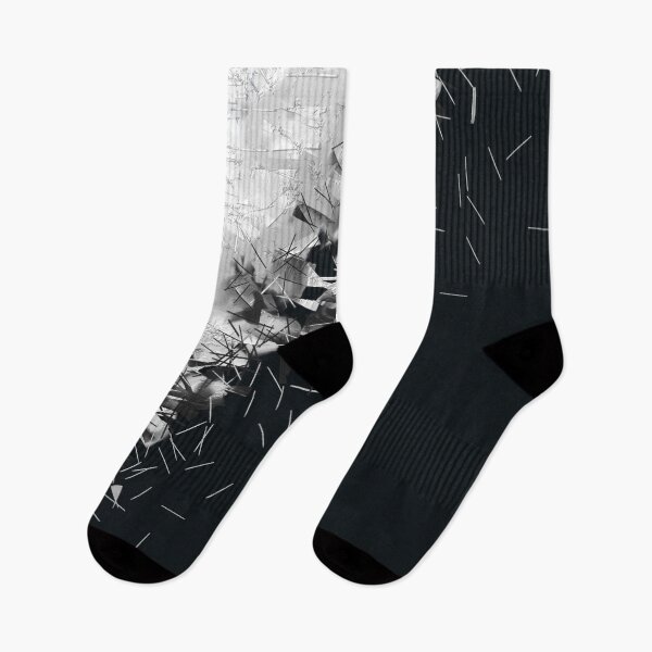 Item preview, Abstract black and white texture print. designed and sold by UVI-CA.