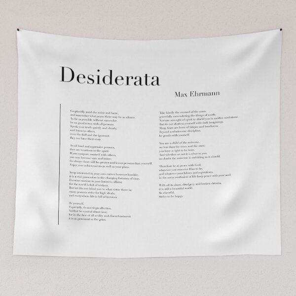 Item preview, Desiderata by Max Ehrmann  designed and sold by wisemagpie.