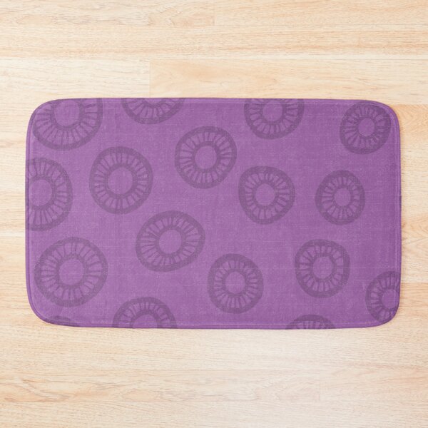 Item preview, DP262-10 Retro rings pattern in purple designed and sold by DuckyRubin.