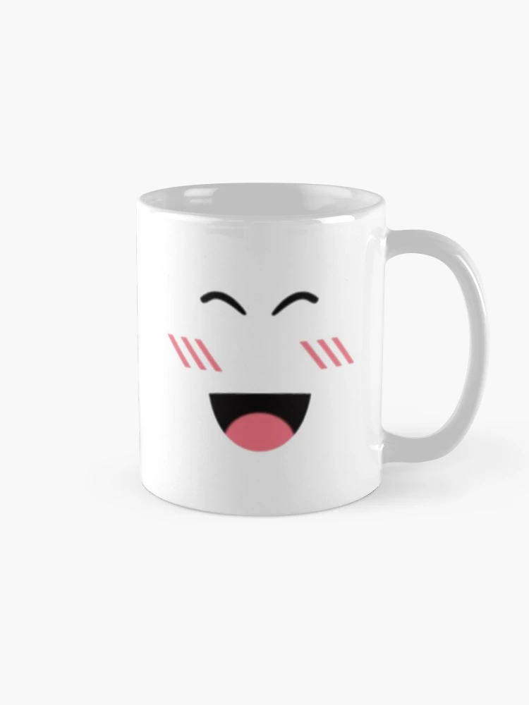 Cute Roblox Face Kawaii Mug High Quality Fun Gift 