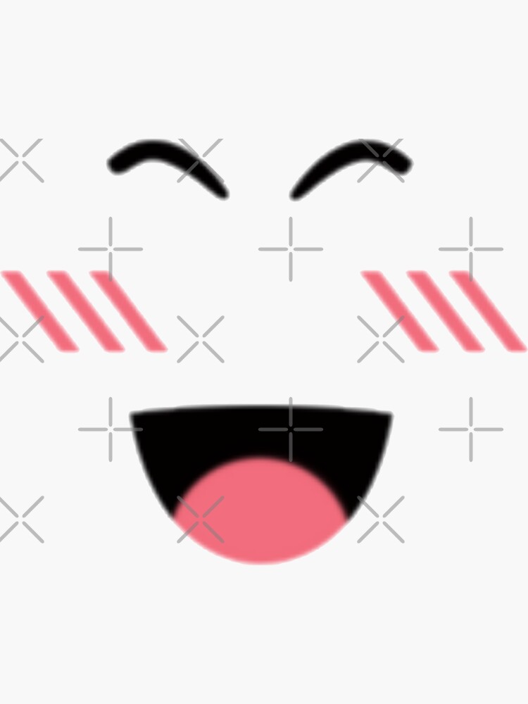 Cheerful Cute Noob Face - Roblox