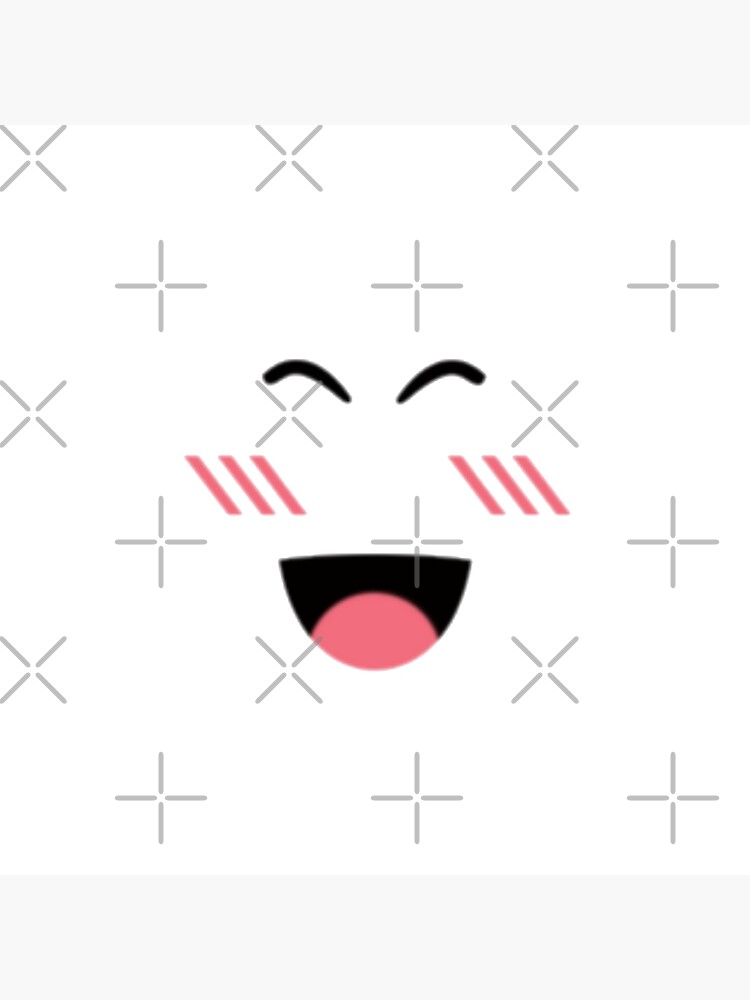 Roblox Face Smiley Avatar Funny Poster for Sale by soebekhi