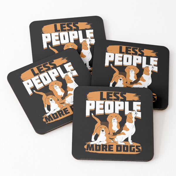 Item preview, Less People More Dogs Beagle Owner Gift designed and sold by Marcid95.