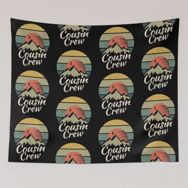 Item preview, Cousin Crew, Vintage Mountain Sunset Camping designed and sold by SaliDesigner.