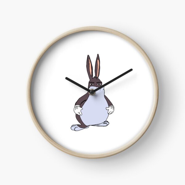 Big Chungus Funny Clocks Redbubble - roblox big chungus