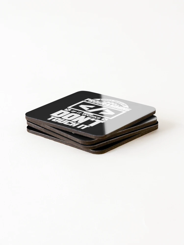 Thumbnail 4 of 5, Coasters (Set of 4), Funny Programming Coding Programmer Coder Gift designed and sold by Marcid95.