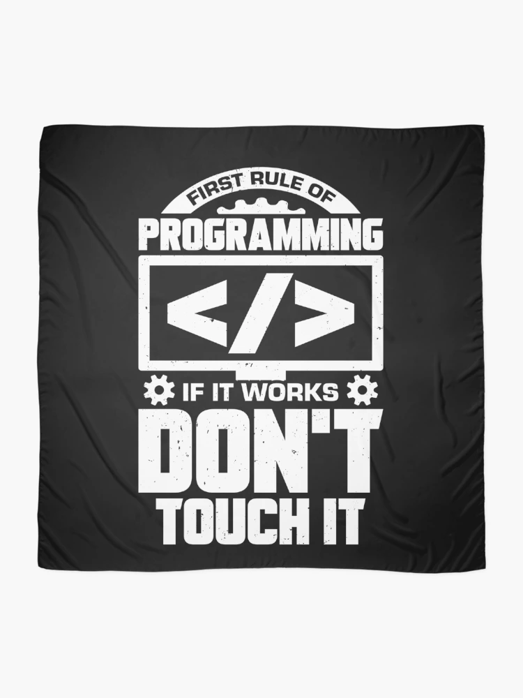 Thumbnail 2 of 3, Scarf, Funny Programming Coding Programmer Coder Gift designed and sold by Marcid95.