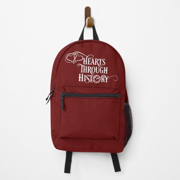 Item preview, Garnet/White - Hearts Through History (for dark backgrounds) designed and sold by hhrw.