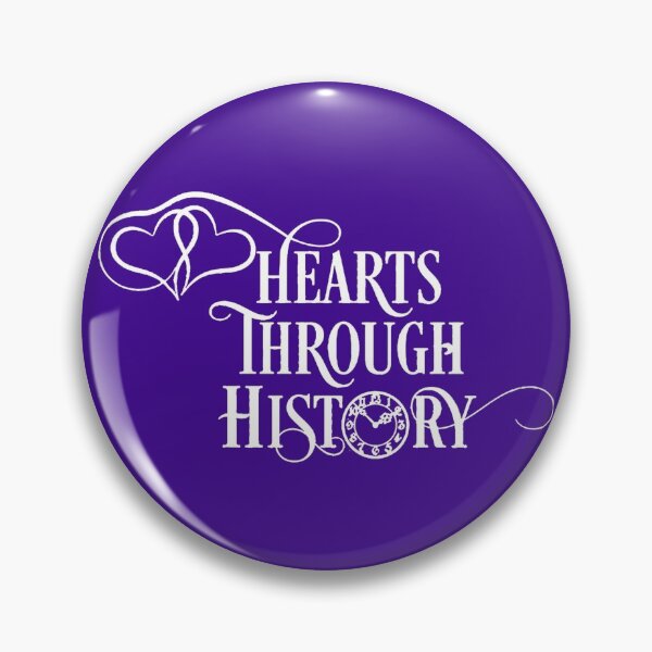 Item preview, Violet/White - Hearts Through History (for dark backgrounds) designed and sold by hhrw.