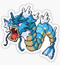 Gyarados Sprite - Pixelart Sticker