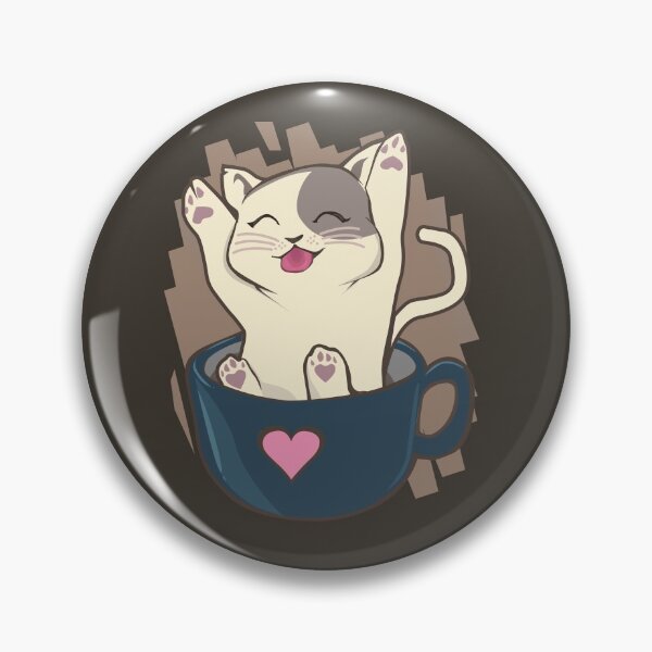 Item preview, Happy Cat and a Coffee Cup  designed and sold by mLoyal.