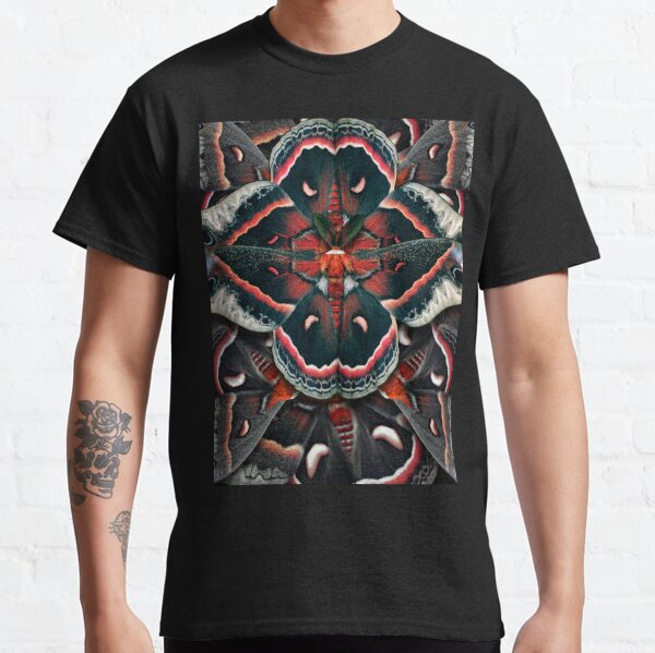 Cecropia Moth Mandala - Asymmetrical Classic T-Shirt