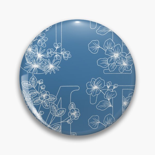 Item preview, UTMT Floral Blue designed and sold by Tennessee Mock  Trial Organization.