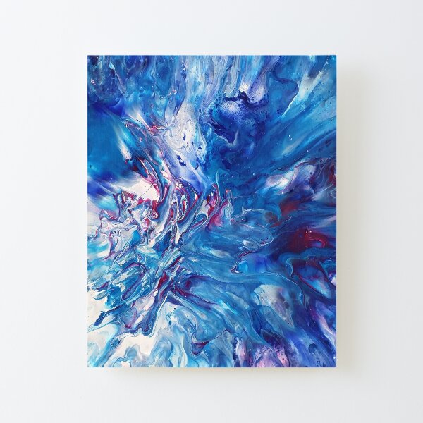 Blue Universe Canvas Mounted Print