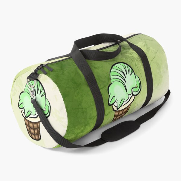 Elder Mint Cat Ice Cream Duffle Bag