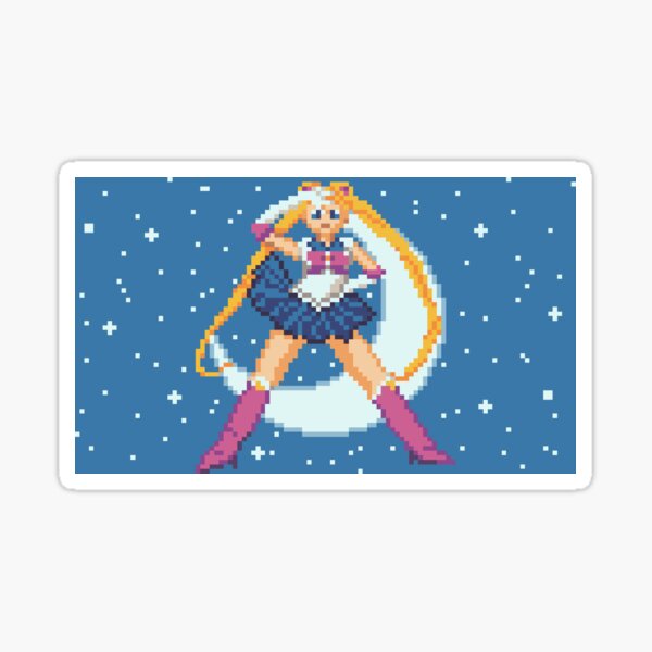 Sailor Moon Pixelart Sticker