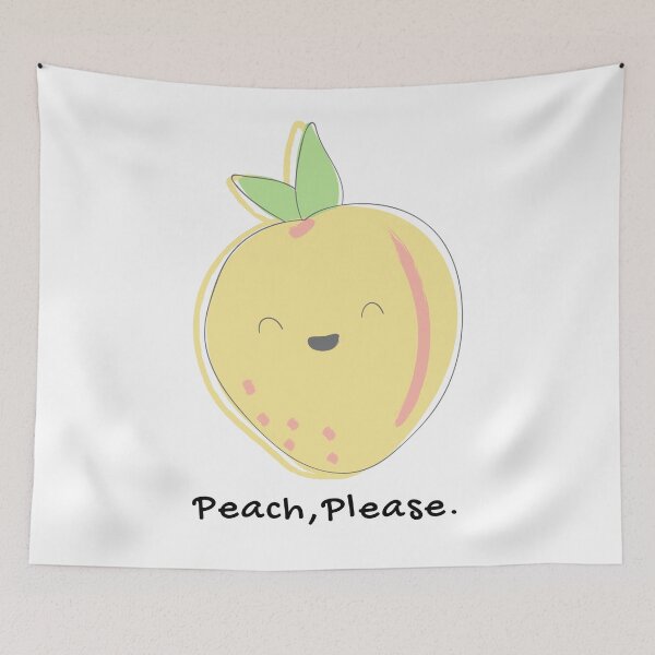 Item preview, Peach, Please Peach Pun designed and sold by ZestyFruit.