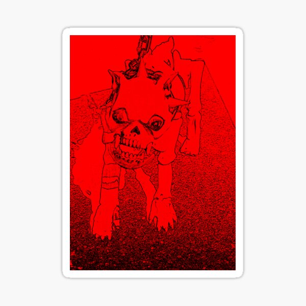 supreme dog sticker