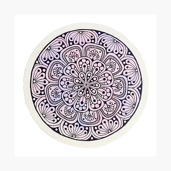Artikelvorschau, Handgezeichnetes Aquarell Mandala-Design entworfen und verkauft von mbhuyan.