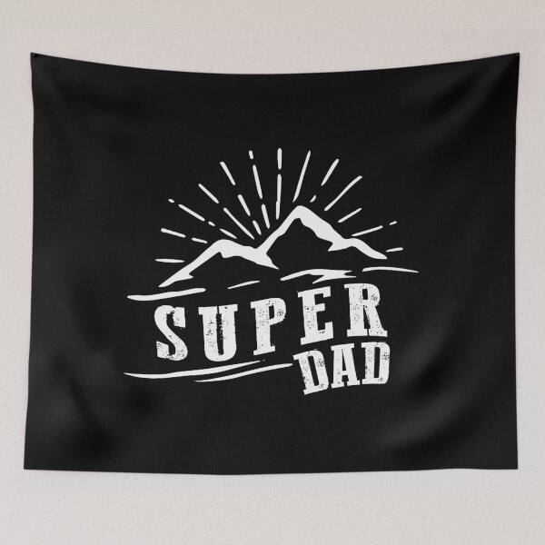 Item preview, Fathers Day Super Dad Vintage Summer Mountains designed and sold by ZimbomDesigner.