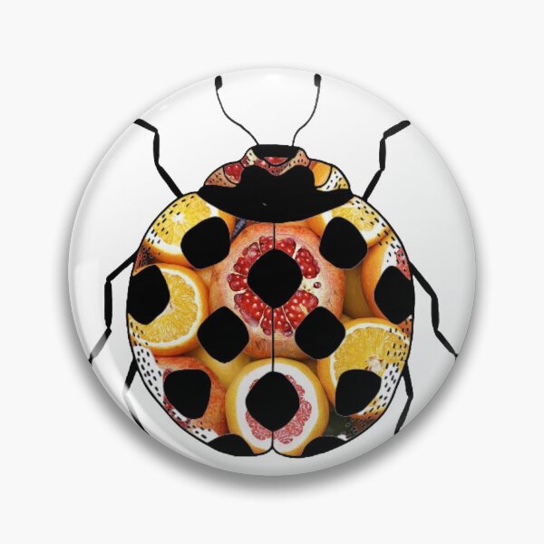 Artikelvorschau, Orangen und Granatäpfel Marienkäfer entworfen und verkauft von BuzzySpaceBee.