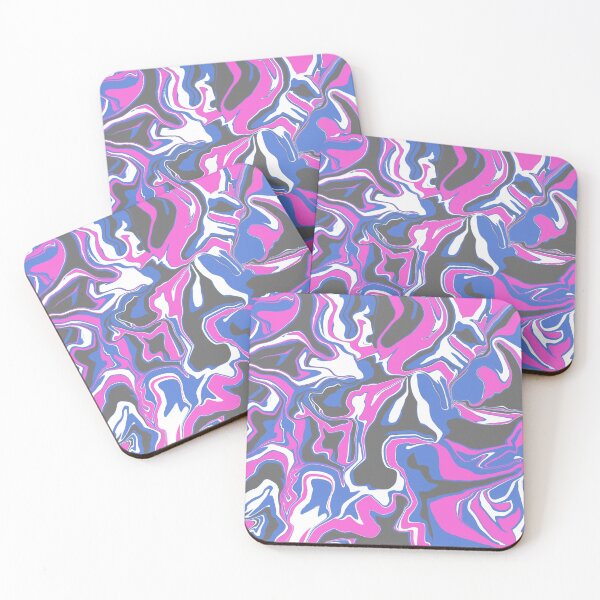 Item preview, Mancha de aceite de grafito rosa y azul designed and sold by WildNClassyFun.