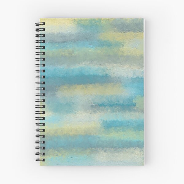 Item preview, Abstract yellow turquoise, art, texture print. designed and sold by UVI-CA.