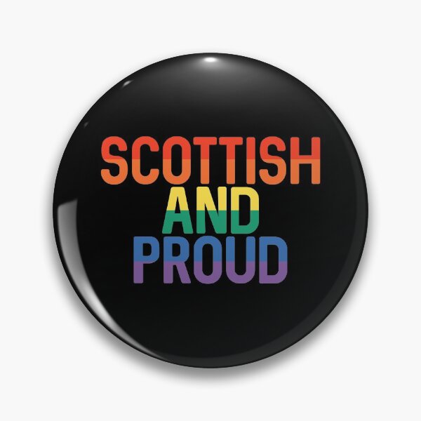 Item preview, Scottish and Proud, Pride Flag Slogan Design  designed and sold by MacPean.