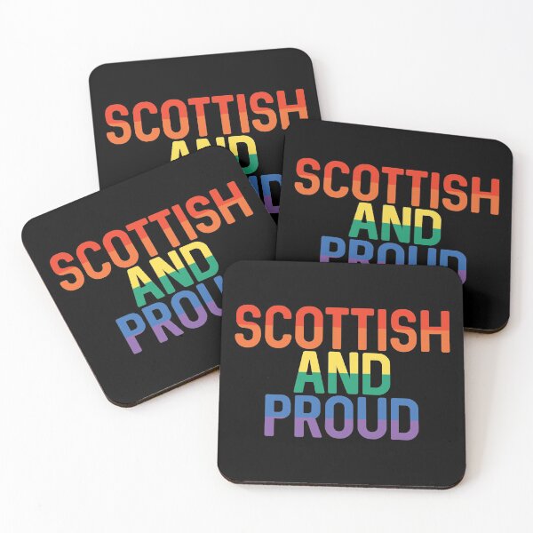 Item preview, Scottish and Proud, Pride Flag Slogan Design  designed and sold by MacPean.