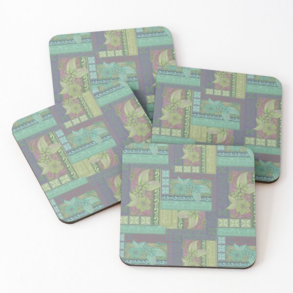 Item preview, Polynesian Tapa Quilt Art Board designed and sold by sunnthreads.