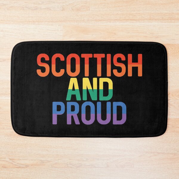 Item preview, Scottish and Proud, Pride Flag Slogan Design  designed and sold by MacPean.